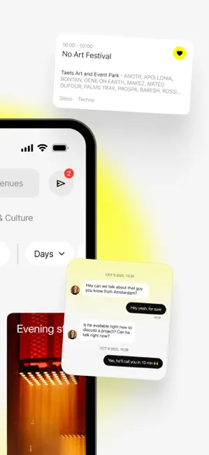 Amsterdam Dance Event App iPhone screenshot 2