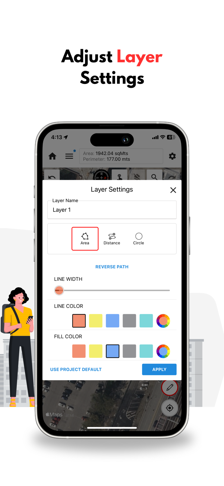 GPS Land Measurement & Survey screenshot 4