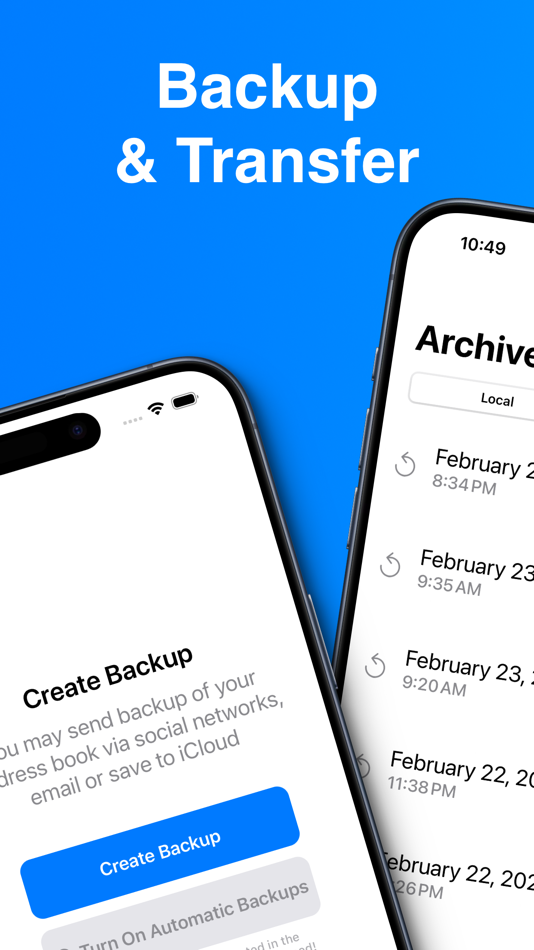 #1. Contacts Transfer & Backup Pro (iOS) بواسطة: Ivan Lebedev