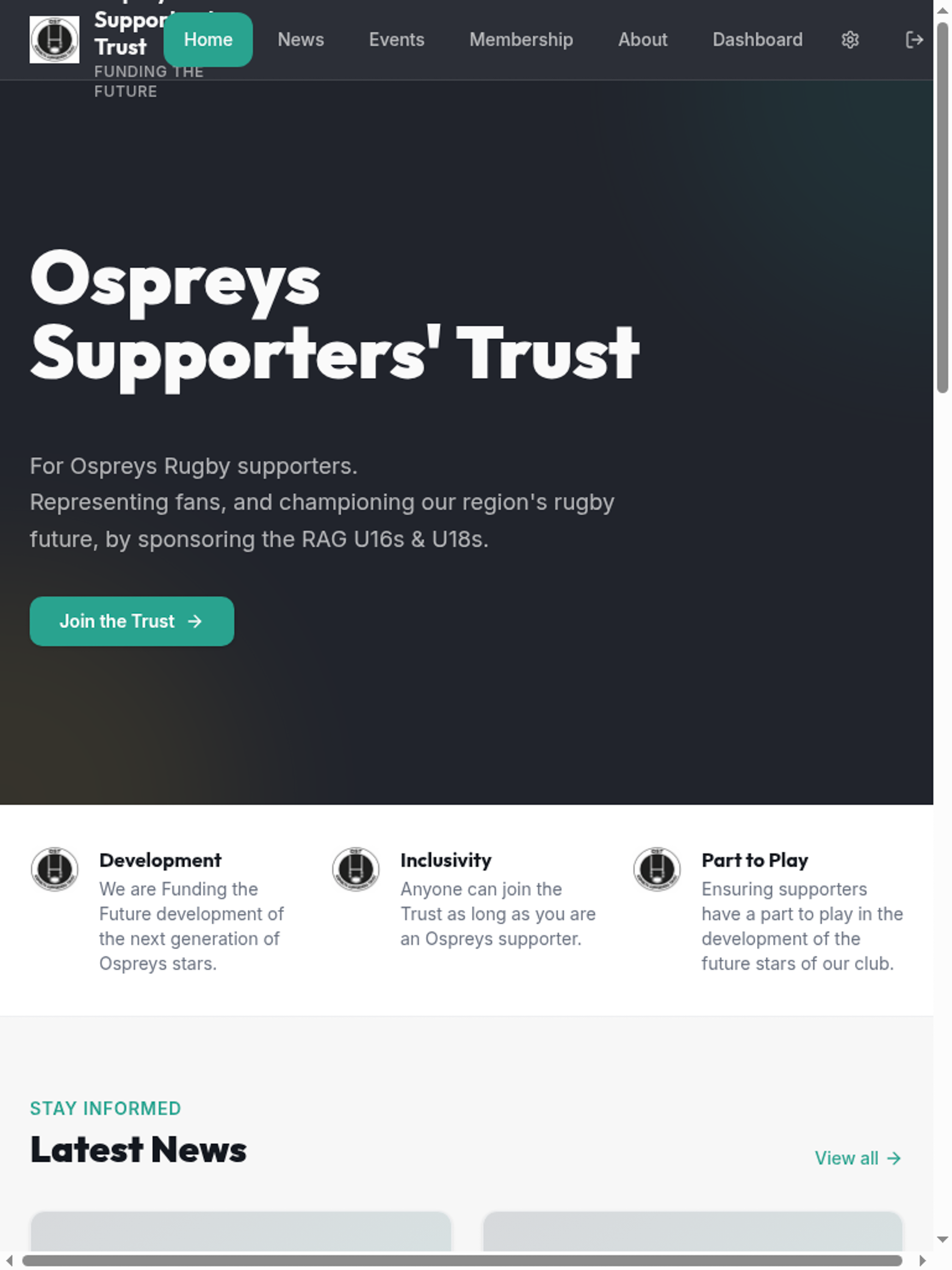 Ospreys Supporters Trust screenshot 5
