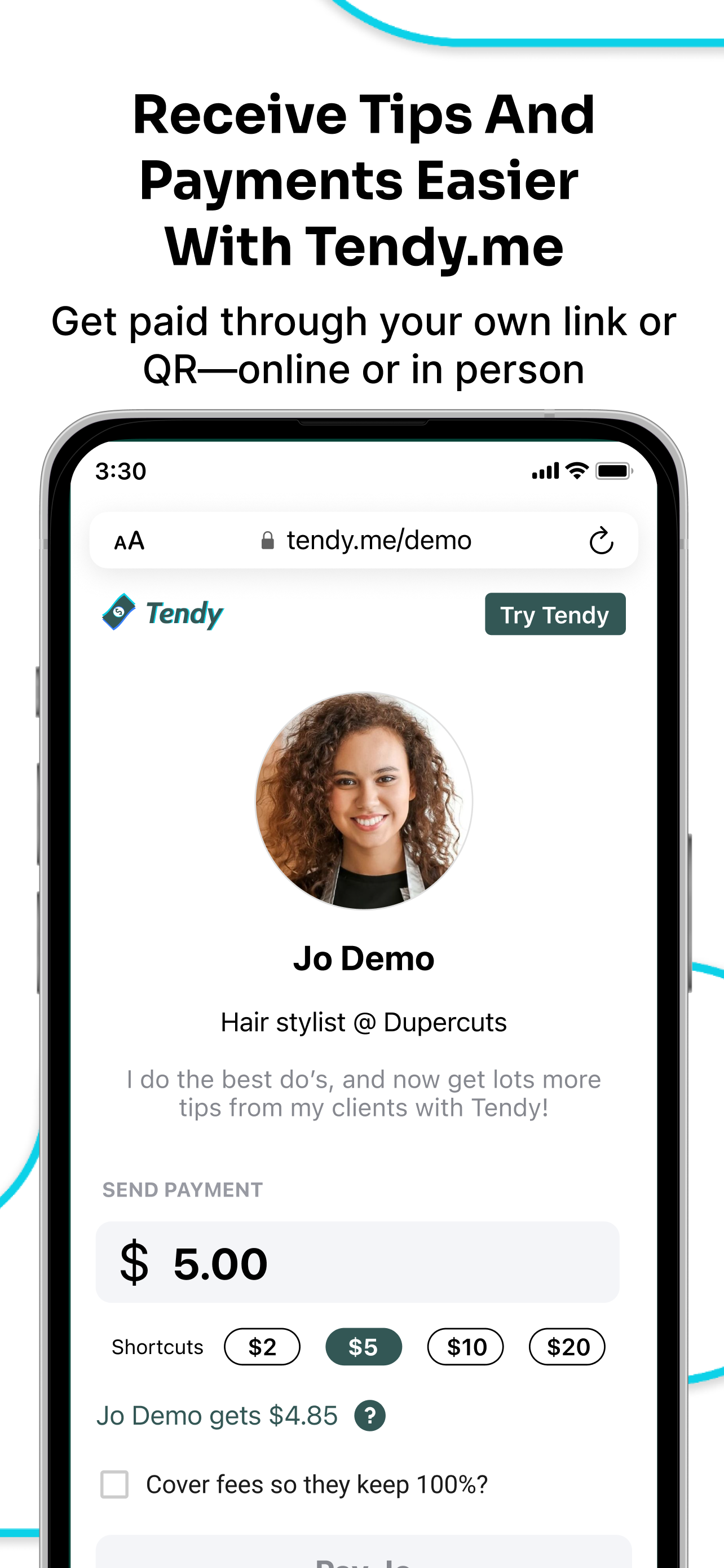 Tendy: The Pay-Anyone App