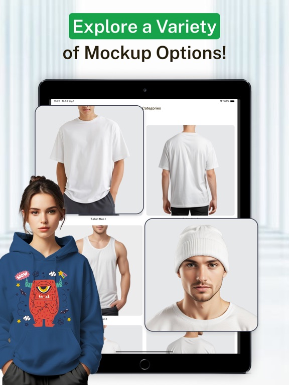 T Shirt Designer AI Design iPad screenshot 5 - Graphics & Design app