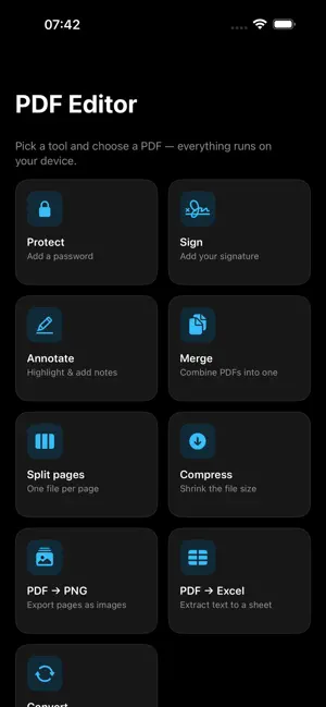 PDF Editor: Sign, Edit, Merge screenshot 1