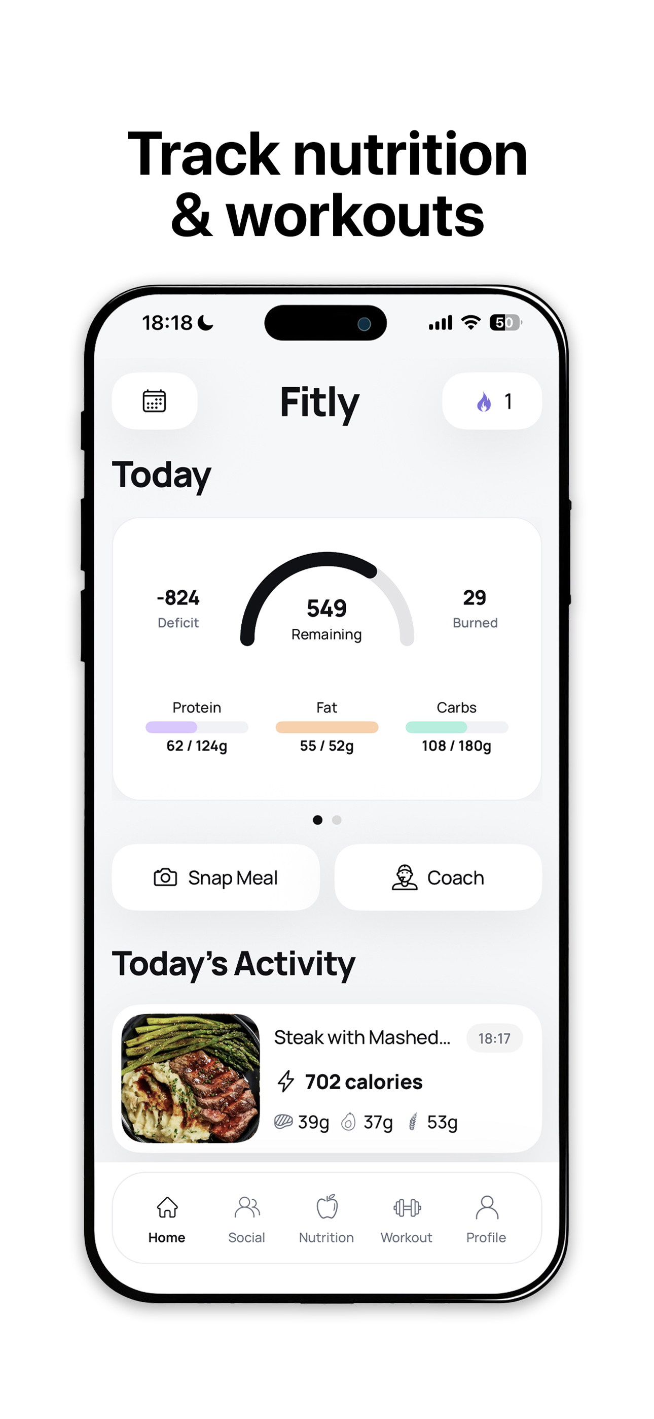 Fitly: Nutrition & Fitness