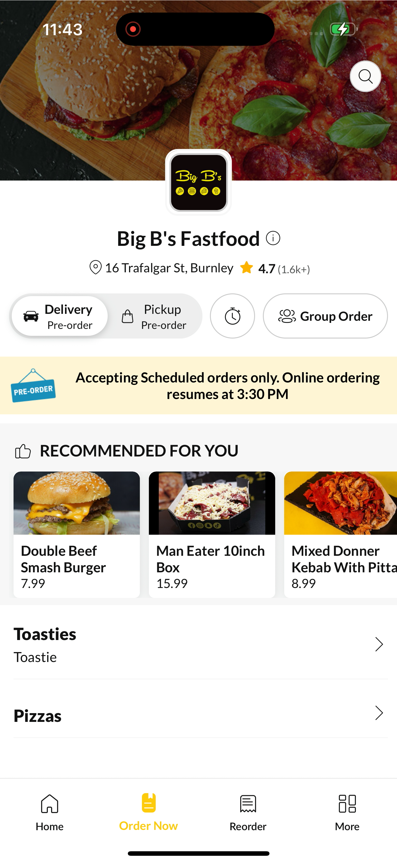 Big B's Fastfood screenshot 3