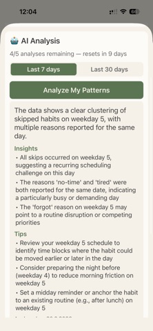 Habjour: Habit Tracker ADHD iPhone screenshot