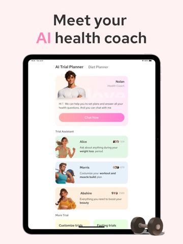 Diet&Fitness Tracker-Calove AI iPad screenshot