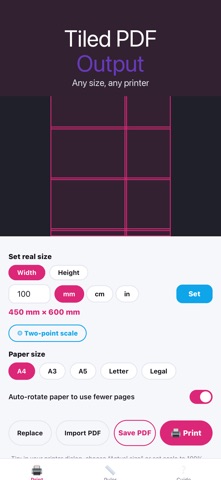 Print Exact: Real Size iPhone screenshot