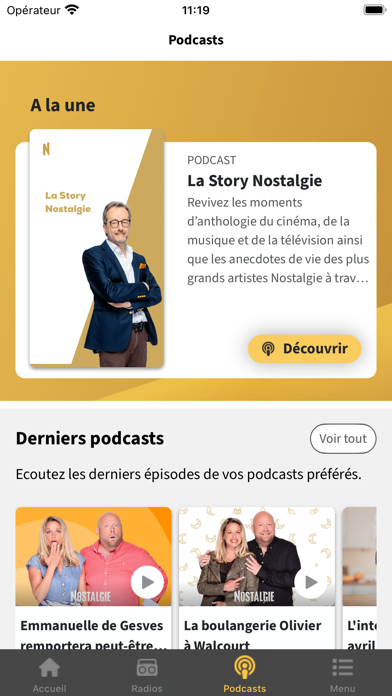Screenshot #3 pour Nostalgie Belgique