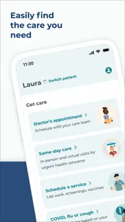 sharp healthcare iphone screenshot 1