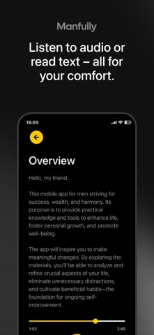 Manfully: Habit & Life Planner iPhone screenshot