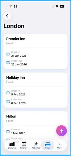 Trip plan Screenshot 4