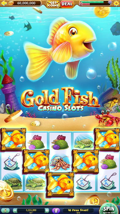 Screenshot #1 pour Gold Fish Slots Jeux de Casino