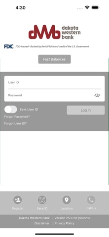 DWB Mobile Banking Screenshot 2 of 6