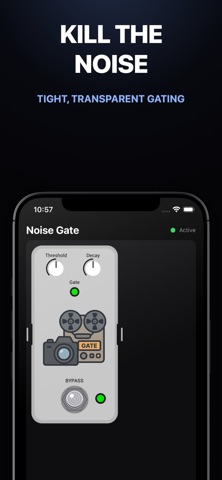 Noise Gate Pedal: AUv3 Plugin Screenshot 1 of 5