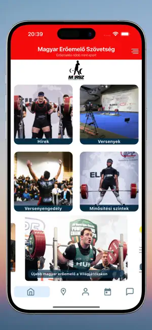 Magyar Erőemelő Szövetség screenshot 1