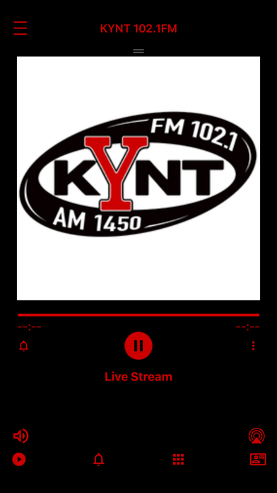 KYNT 102.1 FM &  1450 AM Screenshot