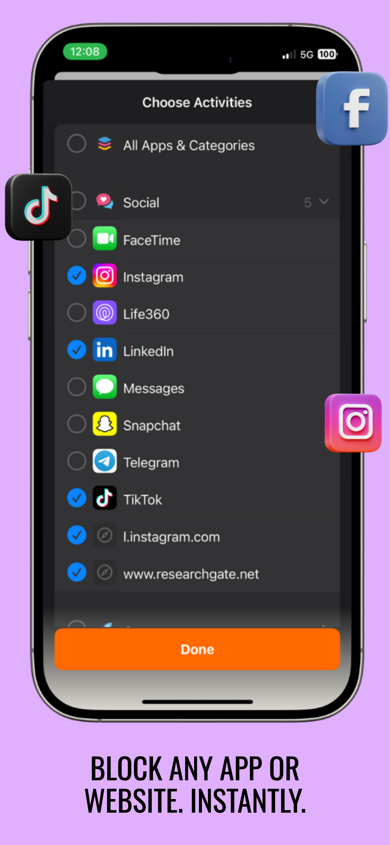 Tranquil: Block Apps & Focus