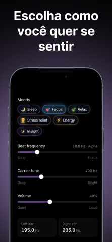 Bina: Binaural Beats iPhone screenshot 5