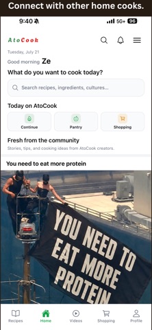 AtoCook screenshot