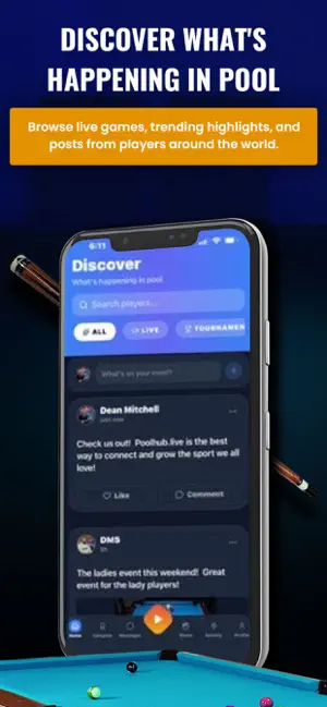 PoolHub.live screenshot 1