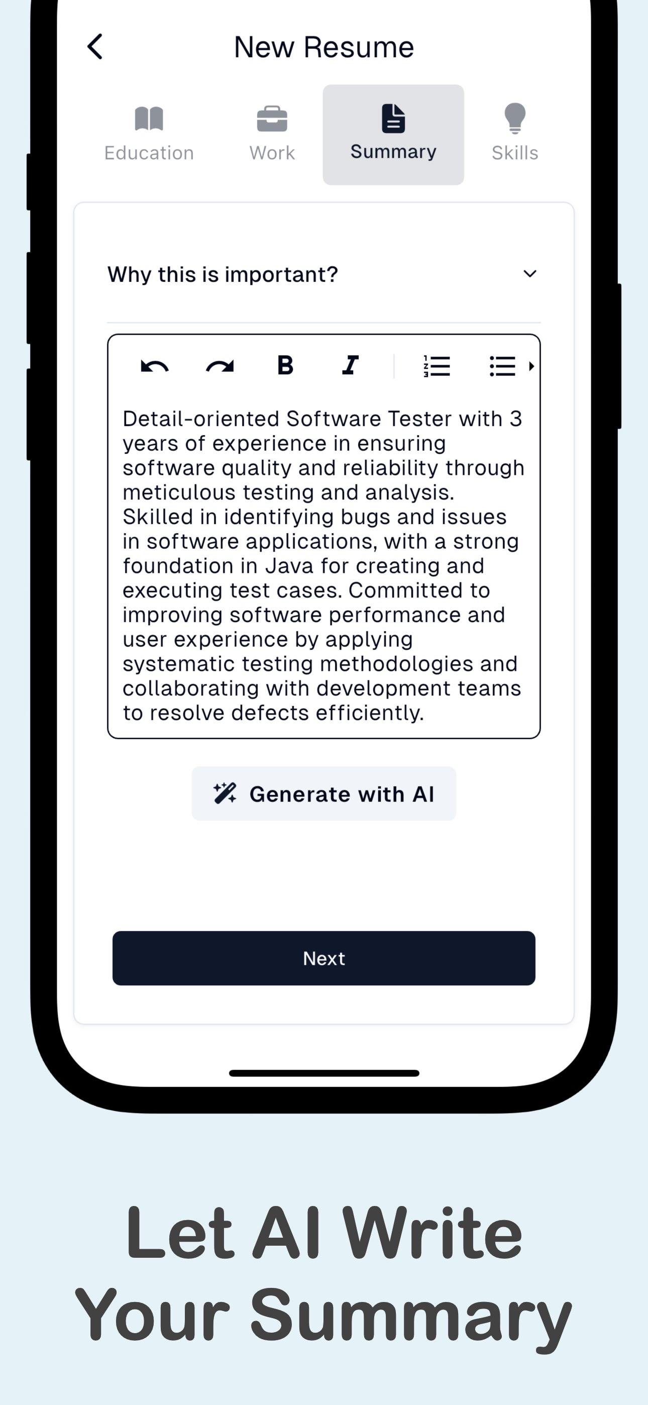 Intelligent CV Maker Pro