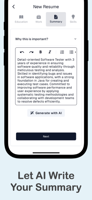 Intelligent CV Maker Pro Screenshot 4 of 6