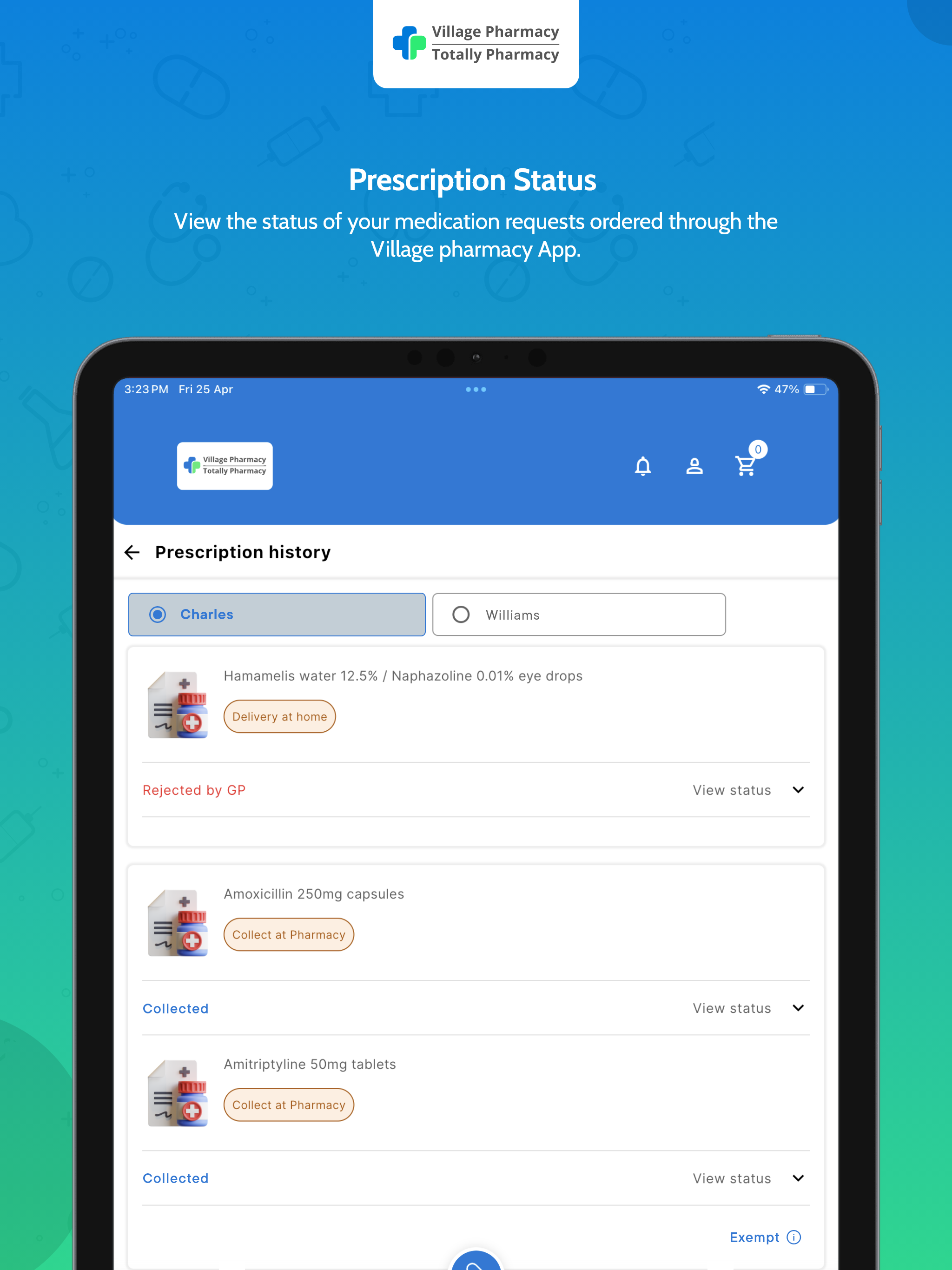 The Village Pharmacy App