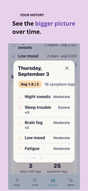 CalmFlow: Menopause Tracker screenshot 4