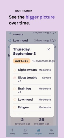CalmFlow: Menopause Tracker Screenshot 4 of 7