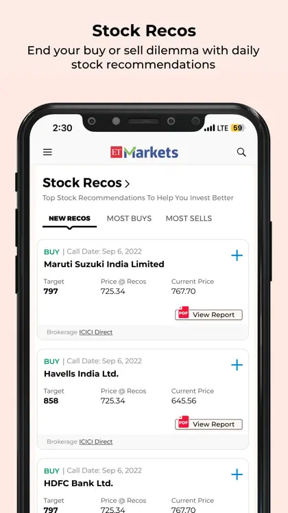 Captura 5 de 6 de ET Markets