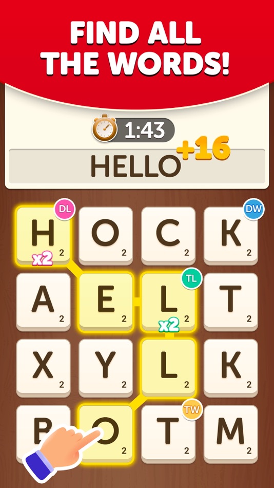 #1. Word Scramble - Fun Word Game (iOS) Tekijänä: FunCraft, Inc