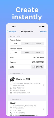 Receipt Maker Generator screenshot