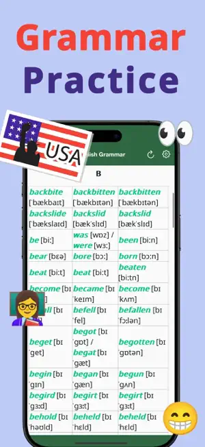 English Grammar:Verbs & tenses screenshot 3