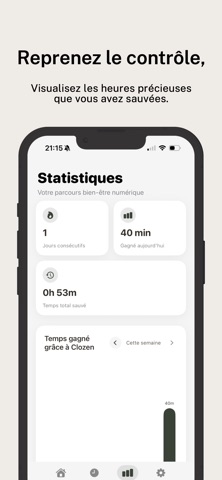 Clozen - Reprends le contrôle iPhone screenshot