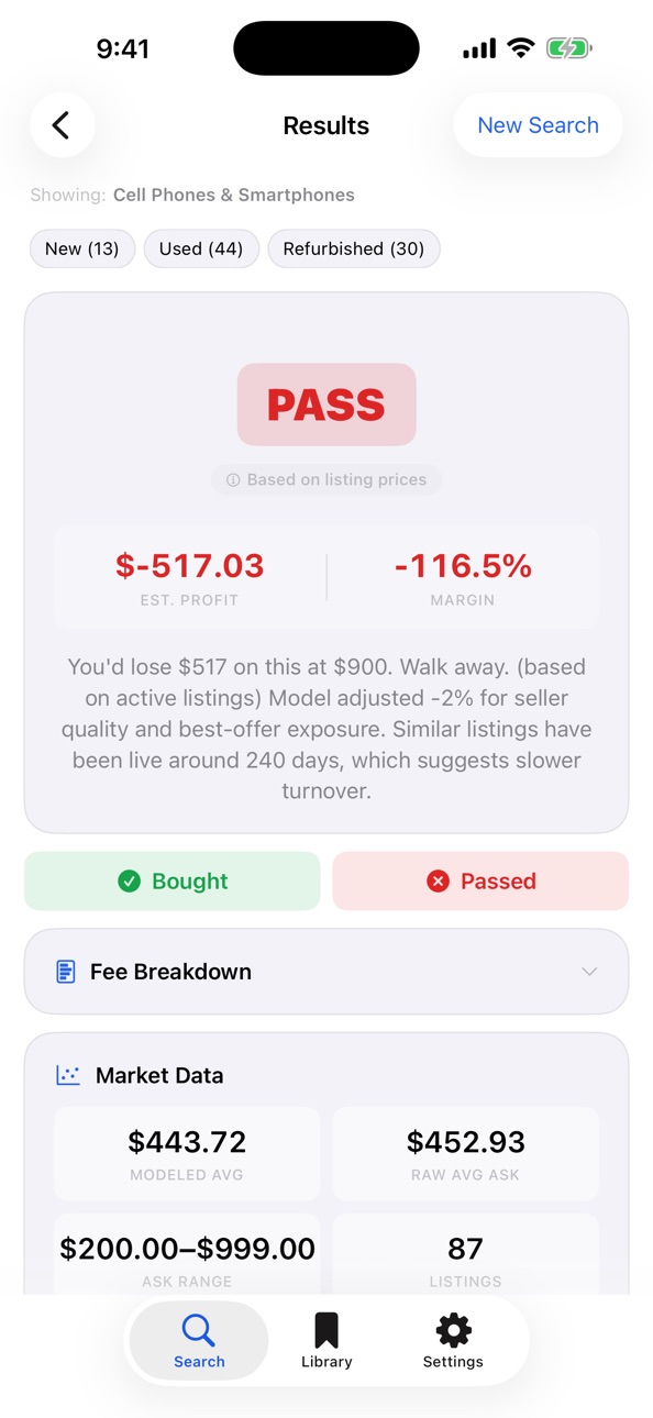 iPhone screenshot