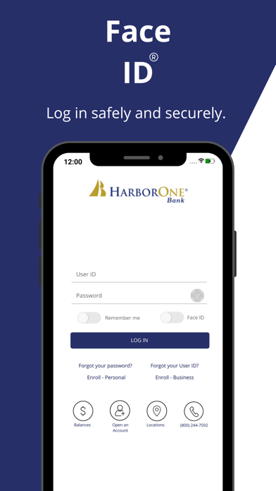 HarborOne Mobile Banking Screenshot