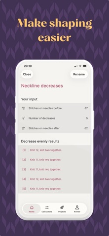 Flík - Knitting calculator Screenshot 4 of 5