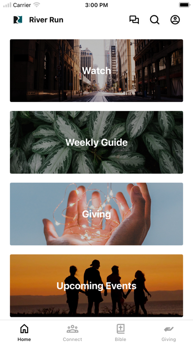 River Run Church app screenshot