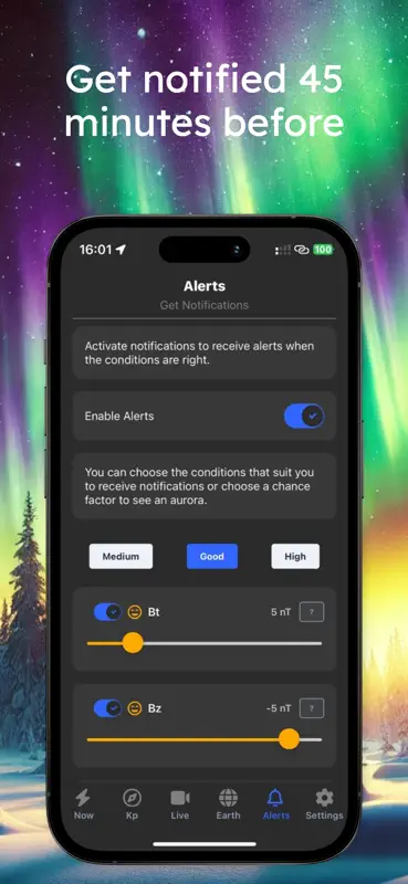 Aurora Now - Alerts & Forecast screenshot 3 of 6