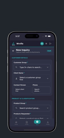 WrxFlo Sales screenshot