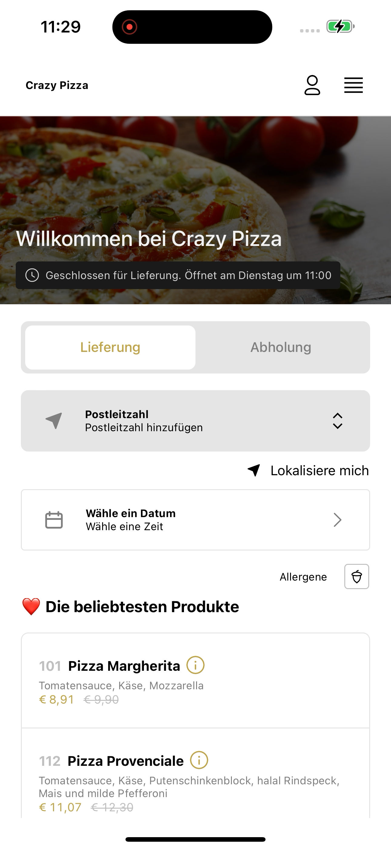 Crazy Pizza Wien screenshot 4