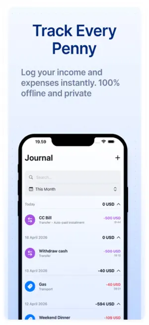 PocketFlow: Expense Tracker screenshot 3