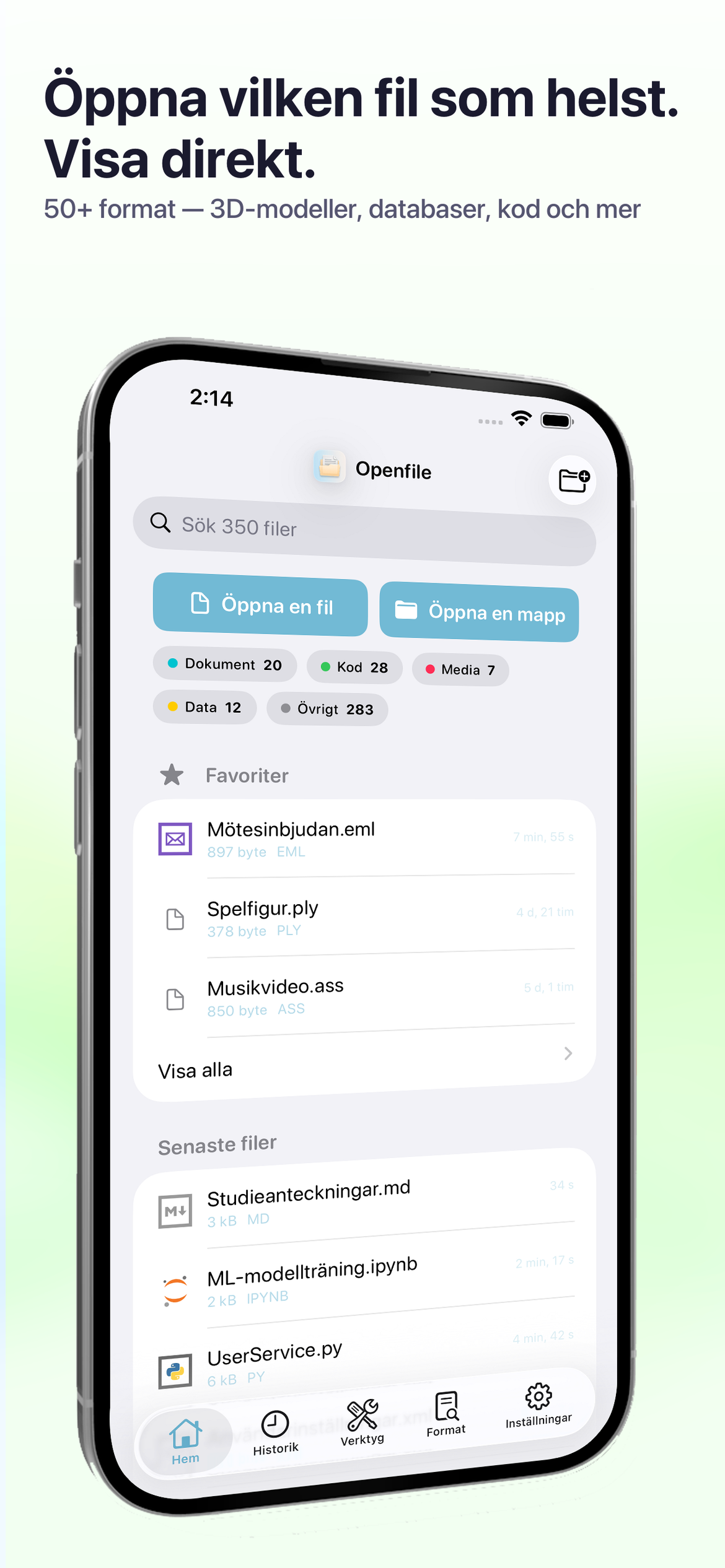 OpenFile app screenshot 1