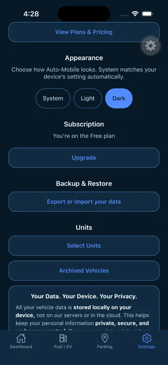 Auto-Mobile: Vehicle Tracker screenshot 5