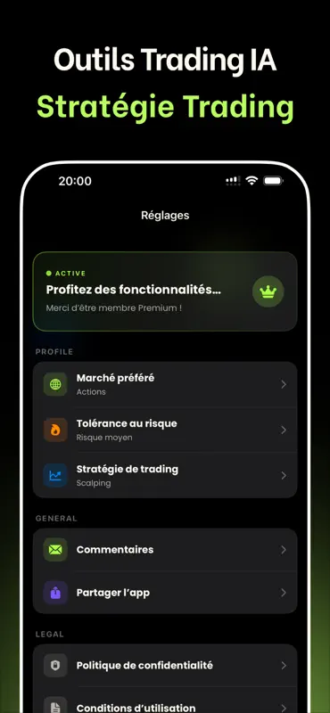 TradeGPT: Bourse, Trading IA screenshot 7 of 7
