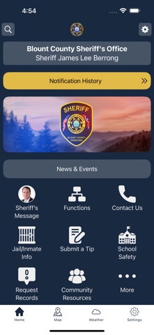 App screenshot