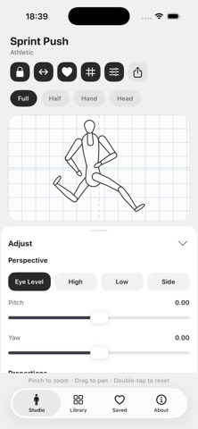 PoseDraft iPhone screenshot 2