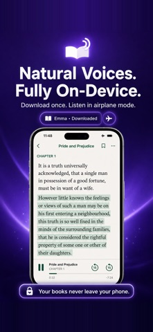 iRead: Read Aloud EPUB Reader iPhone screenshot
