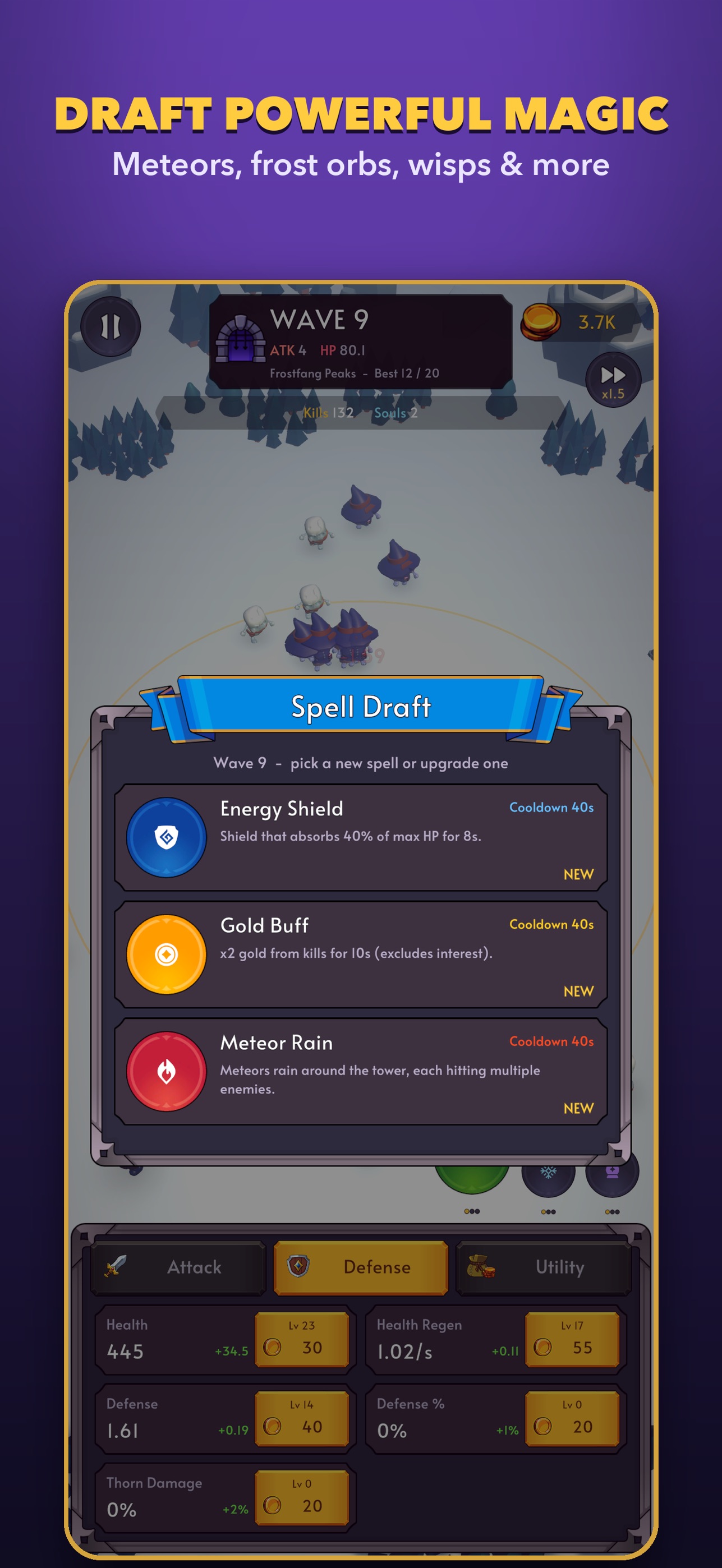 Screenshot 6 of Mage Castle Idle Defense